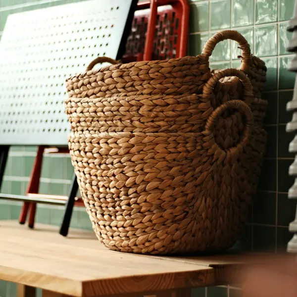 سبد حصیری دستهدار نظمدهنده